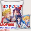 New Home & Garden Home Textile Square Pillow Japanese Anime POP TEAM EPIC Bolster