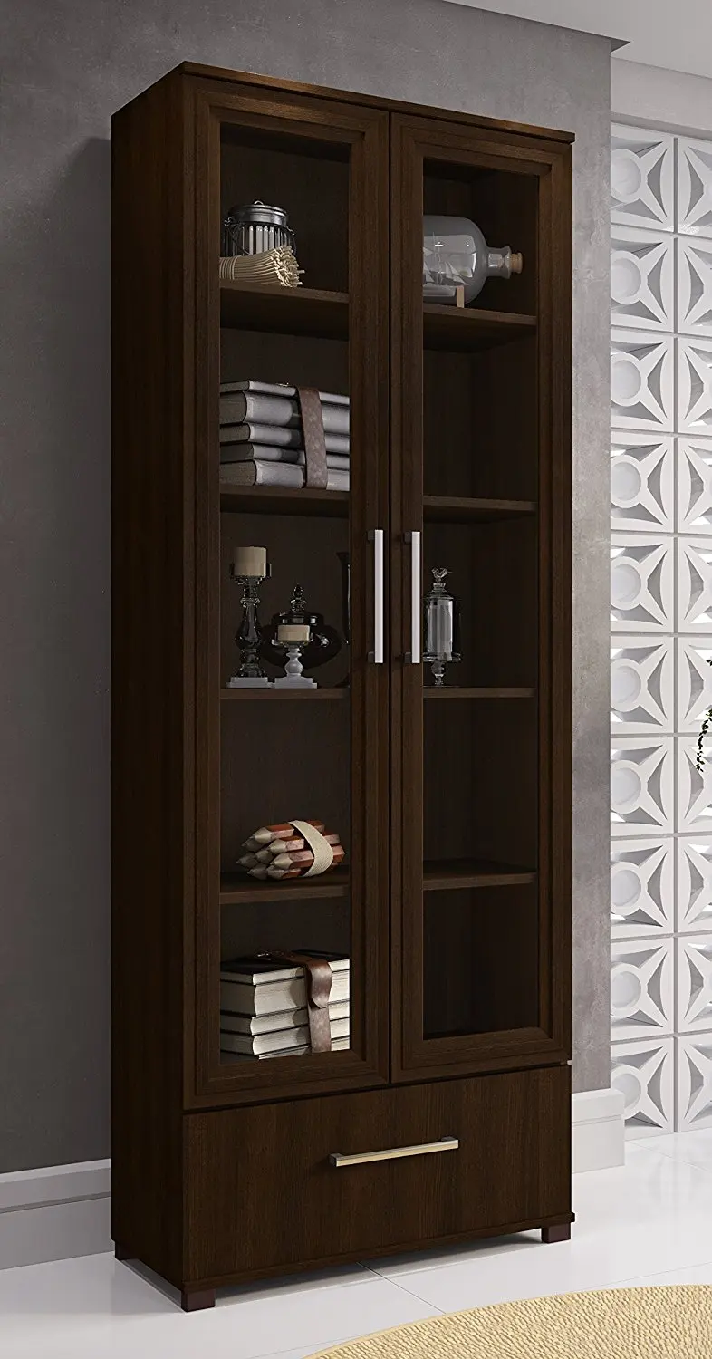 Buy Manhattan Comfort Serra 2 0 Bookcase Collection Modern 5 Shelf