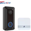 Home Security Door Bell 720p 166 degree wide angle lens 1-3pcs battery using mode wifi ring Livehome video doorbell camera