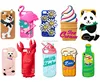 Soda Water Lemonade Juicy Hot Chili Sauce Bottle 3D Silicone Phone Case for iPhone 8 8Plus 6 6S