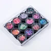 New Designs 12 Colors Mix Shape Shining Gel Eye Makeup Glitter Sequins
