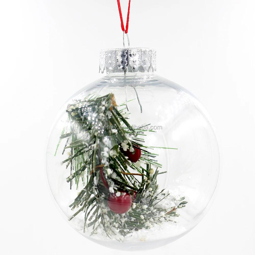 High Quality Decorative Clear Plastic Christmas Ball Buy