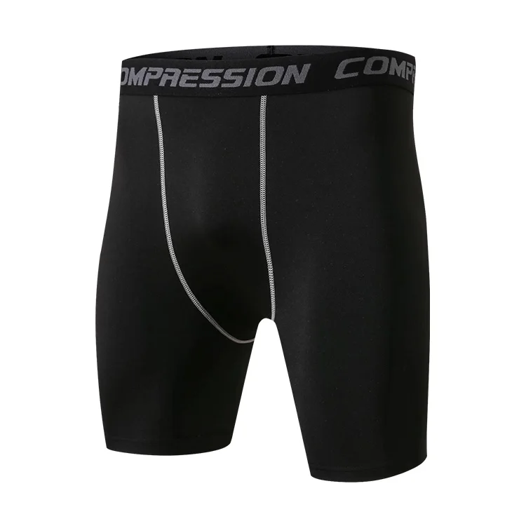 

Men Custom Gym Base Under Layer Solid Color Bodybuilding Short Pants Stretch Workout Shorts Quick Dry Fitness Compression Shorts
