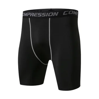 Men Custom Solid Color Compression Shorts Bodybuilding Short Pants ...