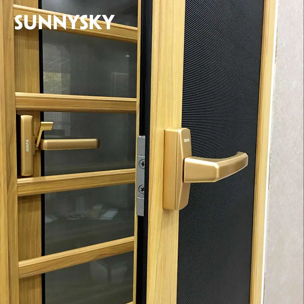 Luxury Australia standard french aluminum casement swing window