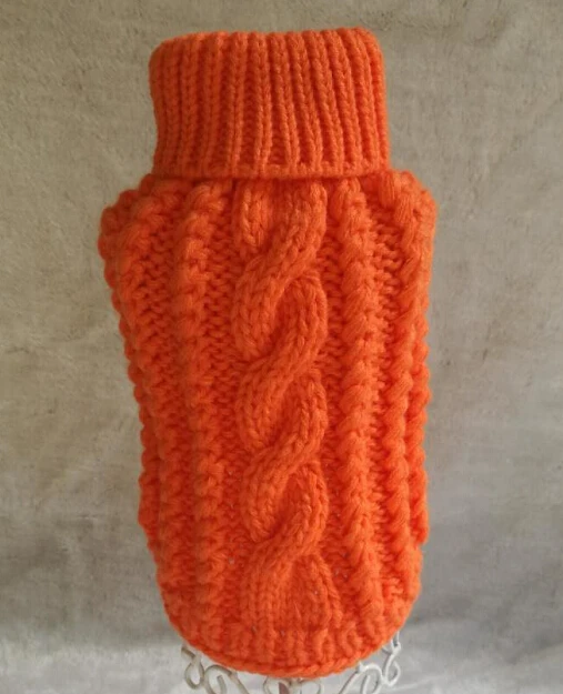 

Sleeve cable style - free hand knitting sweater for dog, Color as picture