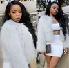 X86879B Winter Warm Women Cheap Faux Fur Coat ladies short jacket