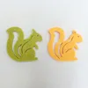 Squirrel shaped felt crafts decorations for easter home decors