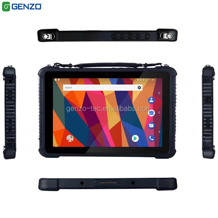 

10.1 inch android tablet replacement screen Rugged Industrial Tablet 1D/2D Ethernet Port RS232 And Fingerprint