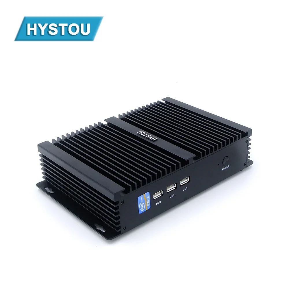 

HYSTOU P04 I5 7200U Intel 7th GenTiny Industrial i5 Computer with Dual RS232COM Port Lan Port 8G RAM 256G SSD