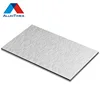 Alucoworld cladding acm 6mm aluminium composite panel brushed effect metal wall cladding for interior