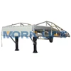 Mobile trailer motorcycle container loading dock yard ramp
