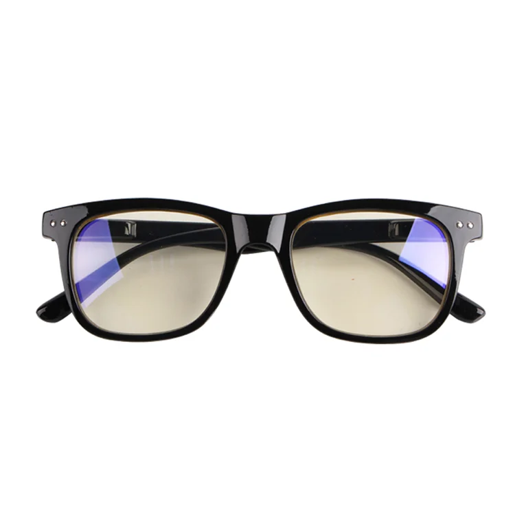 

FONHCOO Customized Women Men Fashion Black Frame Computer Glasses To Block Blue Light, Any colors is available