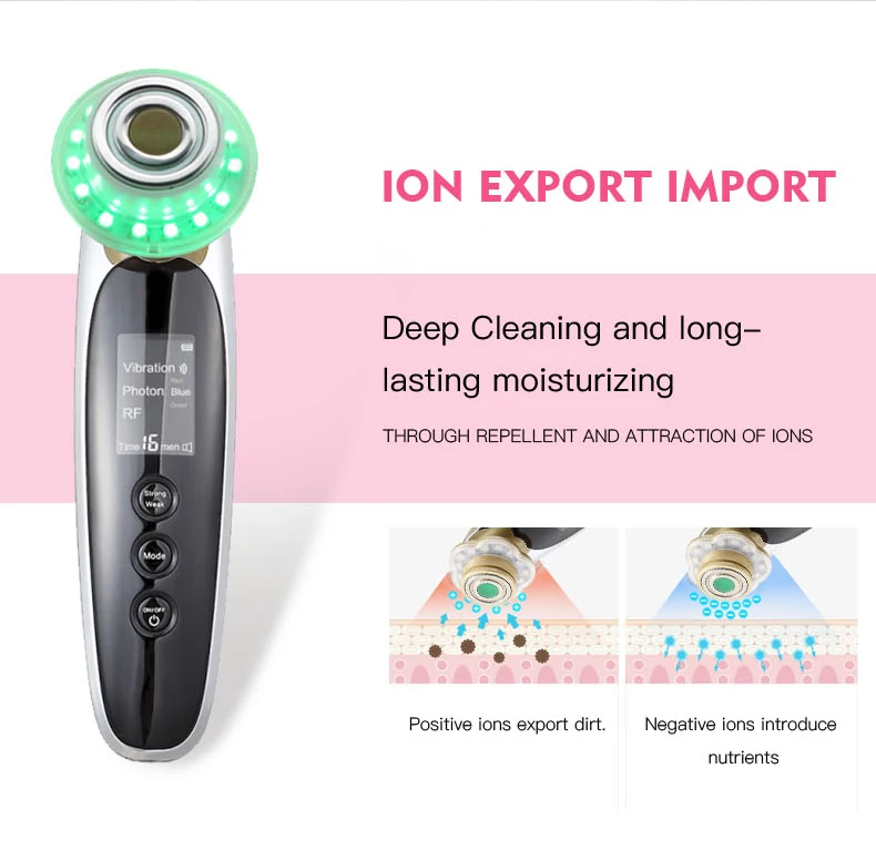 2019 New skin rejuvenation anti-aging Facial Lift RF Wrinkle Removal face massager Radio Frequency machine