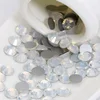 Factory cost ss3 white opal glass crystal stones in bulk