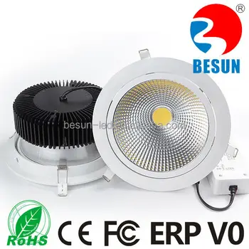 Ce Rohs Ip44 30w Cob Lighting Led Ceiling Aluminum Casing 8 Inch