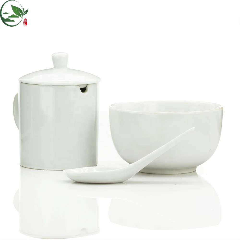 

Custom logo International Standard Crescent Competition Ceramic Porcelain Tea Tasting Cup Set, White