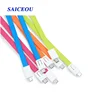 Wholesale 50cm micro usb Data cable key ring type 2 in 1 usb cell phone cable