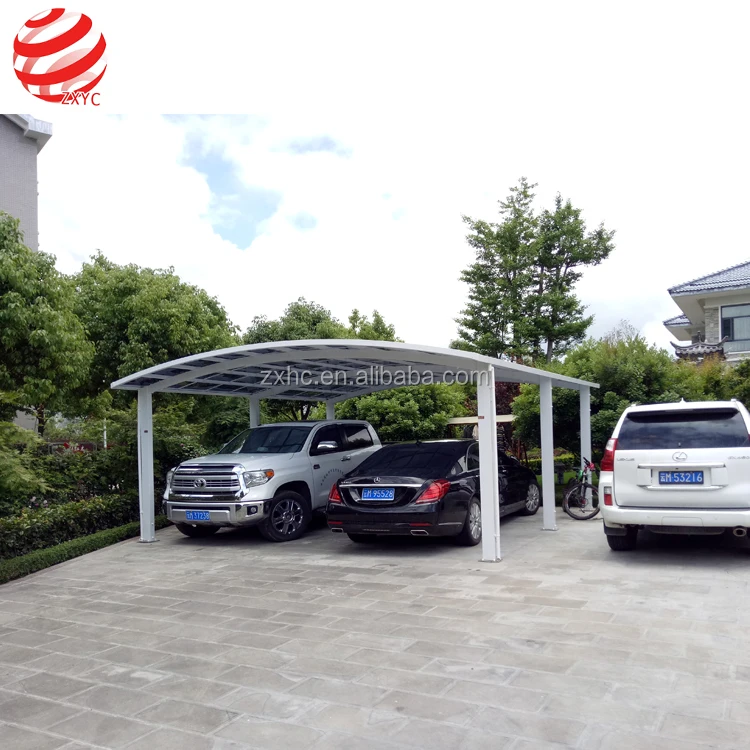 Outdoor Rain Shelter Canopy Shade Net Metal Carport Kit Easy