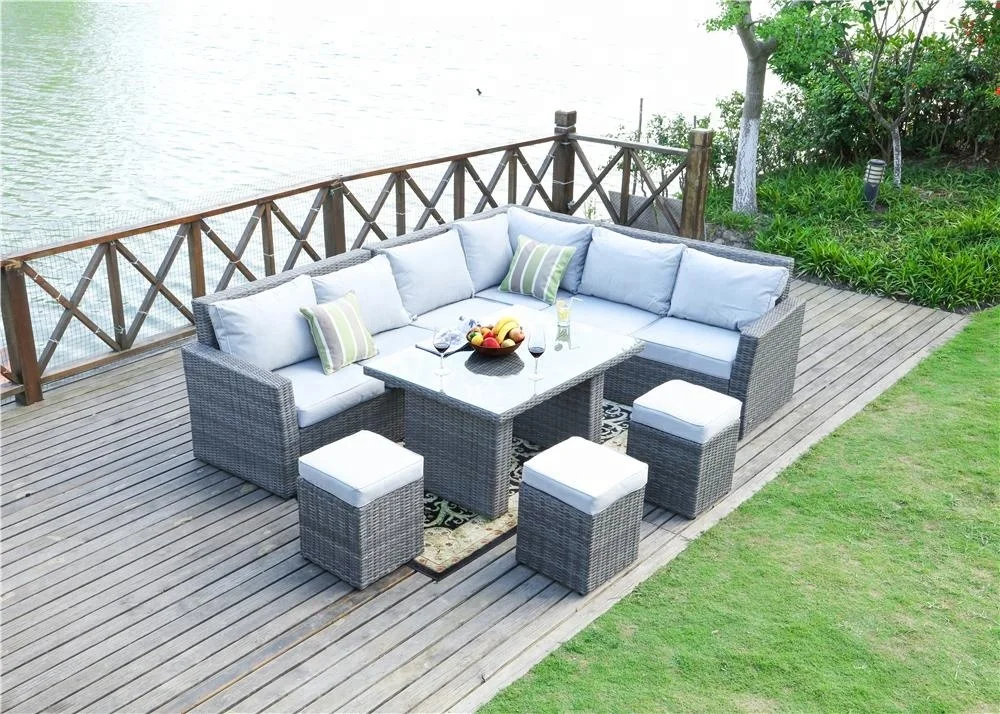 Hot Selling Rattan Royal Garden Sofa Dining Set Outdoor Furniture - Buy