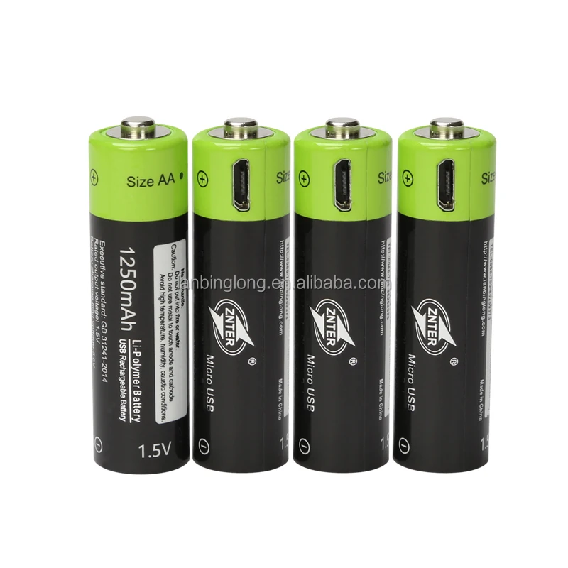China Top Selling Products USB Rechargeable 1.5V Lithium AAA Batteries From Lanbinglong manufacturer