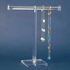 PMMA custom organicglass necklace earrings acrylic body jewelry display case stand rack