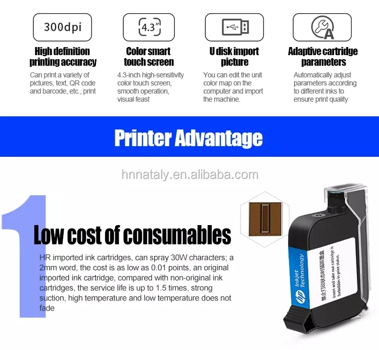 Nataly M6 Industrial Inkjet Hand Printer