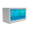 new 3D interactive visual hdmi indoor oled lcd holographic fridge monitor led transparent display screen with android