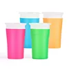 2018 hot sale new design FDA LFGB certificate 260ml plastic 360 degree miracle rotating baby trainer cup with handle