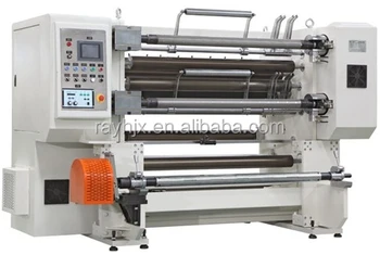 plastic slitting rewinding tape fabric film machine larger