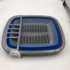 Folding drain pan handle Collapsible Silicone detachable Kitchen Dish Drying collapsible fold basket