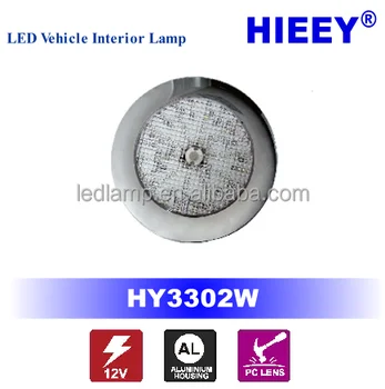 Hieey 12v Led Ceiling Mount Led Vehicle Lamp Round Interior Led Ceiling Lamp For Rv And Caranvas Buy Led Ceiling Mount Light Car Interior Led