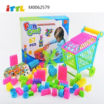 plastic toy building blocks
