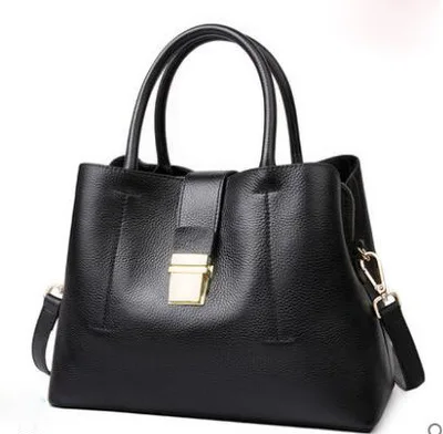 

T11708 Wholesale Genuine Leather Woman Tote Bag Ladies HandBags For Women