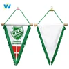 Custom printed triangle pennants flags, school pennants