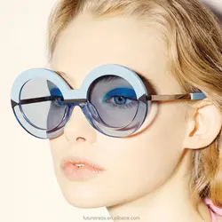 X58005 2020 New Fashion Oversized Round Sunglasses