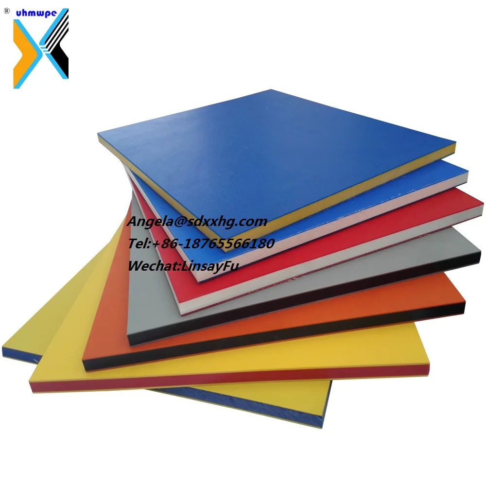 Dual Color Three Layer Extruded Hdpe Sheets With Uv Resistant For Kids