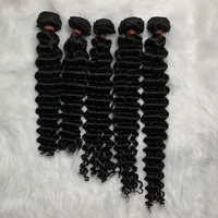 

Wholesale Long Length 40 inch Deep Wave Silk Soft Mink 3d Chinese Straight Human Hair Bundles accept sample order