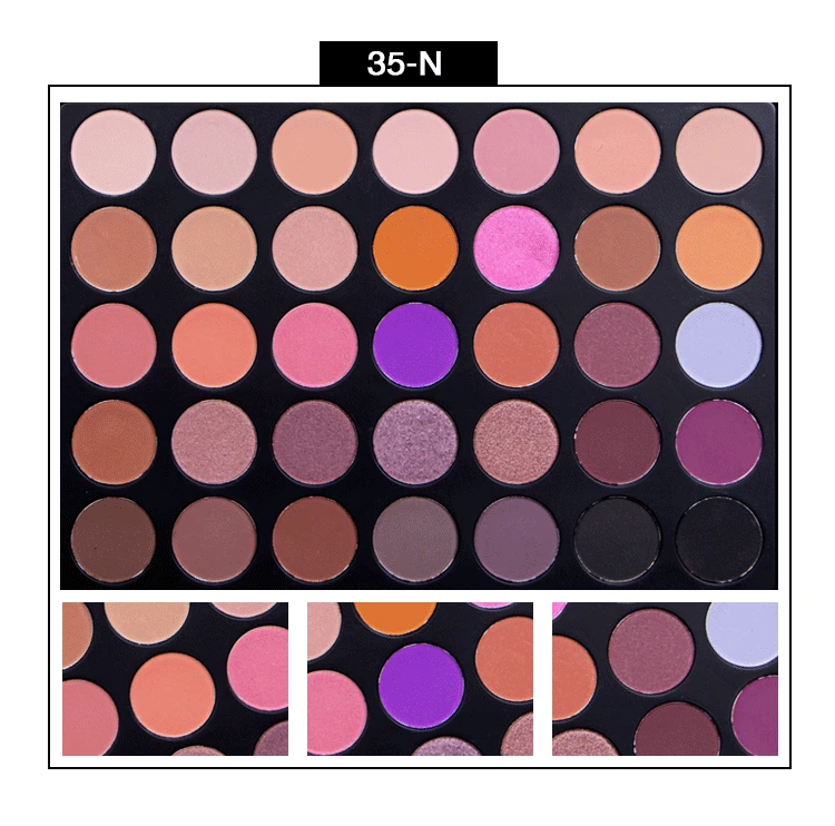

Color cosmetics private label matte naked makeup cosmetic eye shadow 35 color eyeshadow palette