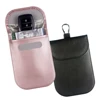 Keyless Car Key Signal Blocking Case Entry Protector Bag Leather Car Flip Key Case With Rfid Card Protector