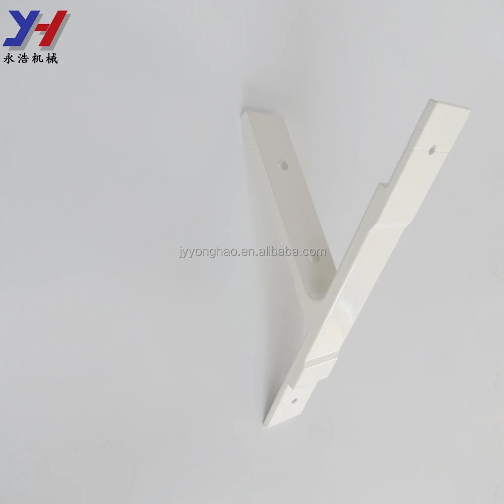 
OEM ODM Custom Fabrication of Powder Coated Aluminum Glass Holder for Curtain Wall 