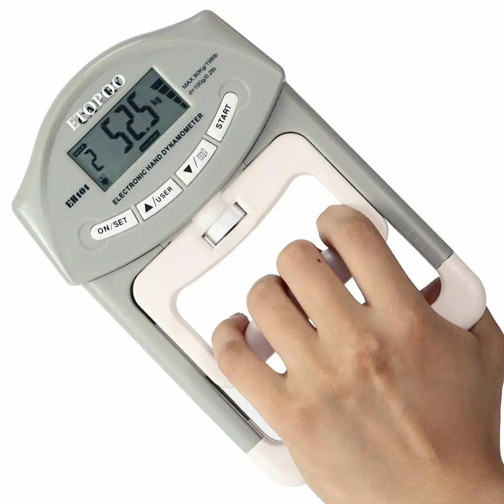 

Digital LCD Dynamometer Hand Grip Power Measurement Strength Meter Mucle Developer for Body Building Gym Exercises, N/a