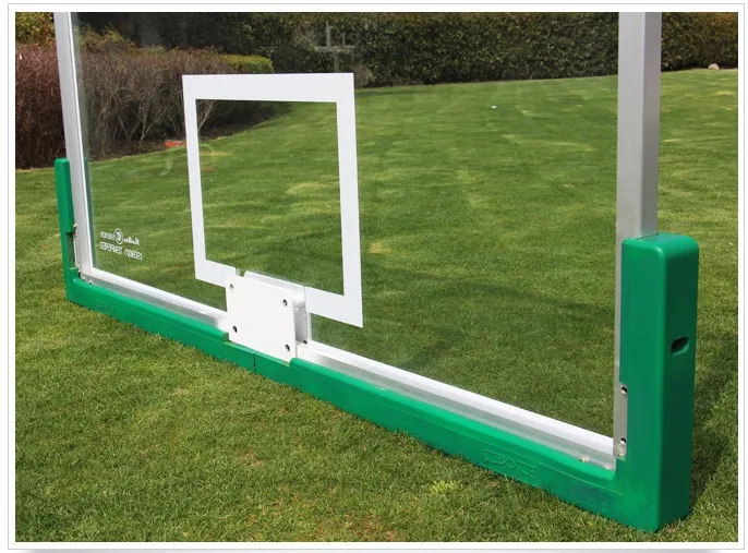 Standard 12mm Fiber Glass Basketball Backboard Tempered Basketball