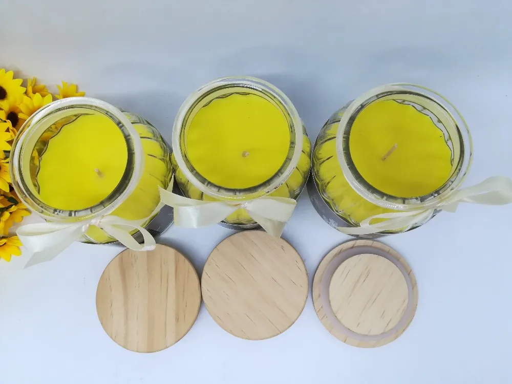 Yankee Candle Glass Jar Scented Candles Citronella Outdoor Candle With