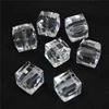 8mm Faceted square crystal bead