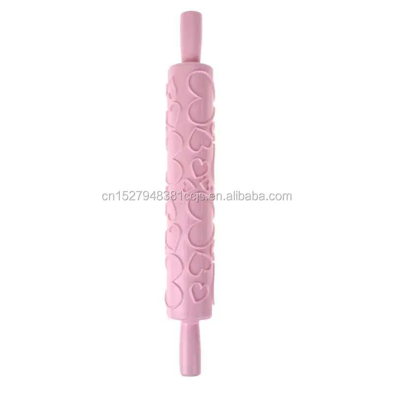 
Decorating embossed Rolling Pin Manual Dough Roller Plastic Pasta DIY Fondant Embossing Rolling Pin bakeware 