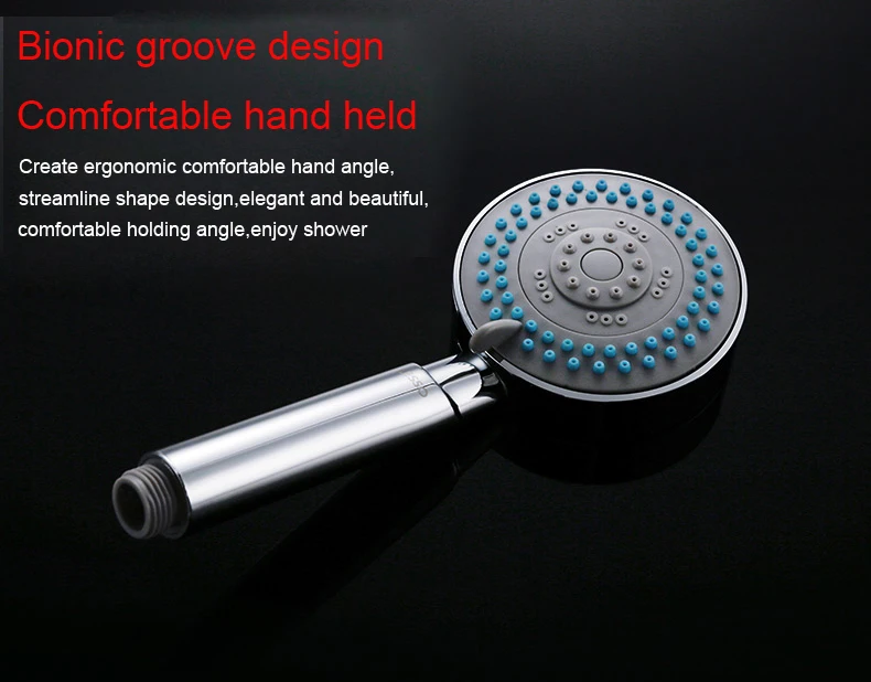 WP06507T moisture proof and water saving medium pressure rainfall hand held shower head