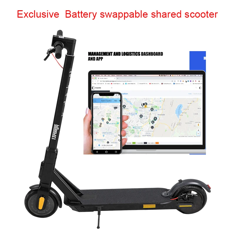 2019 Electric Scooter With Gps App 8.5inch Electric Scooter Swappable