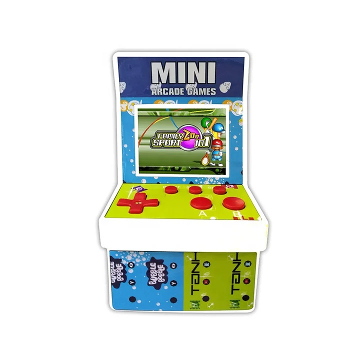 

CT882B bartop mini arcade game machine 2020 Best Retro mini joystick arcade with 8 bit arcade games, Black / white or customized