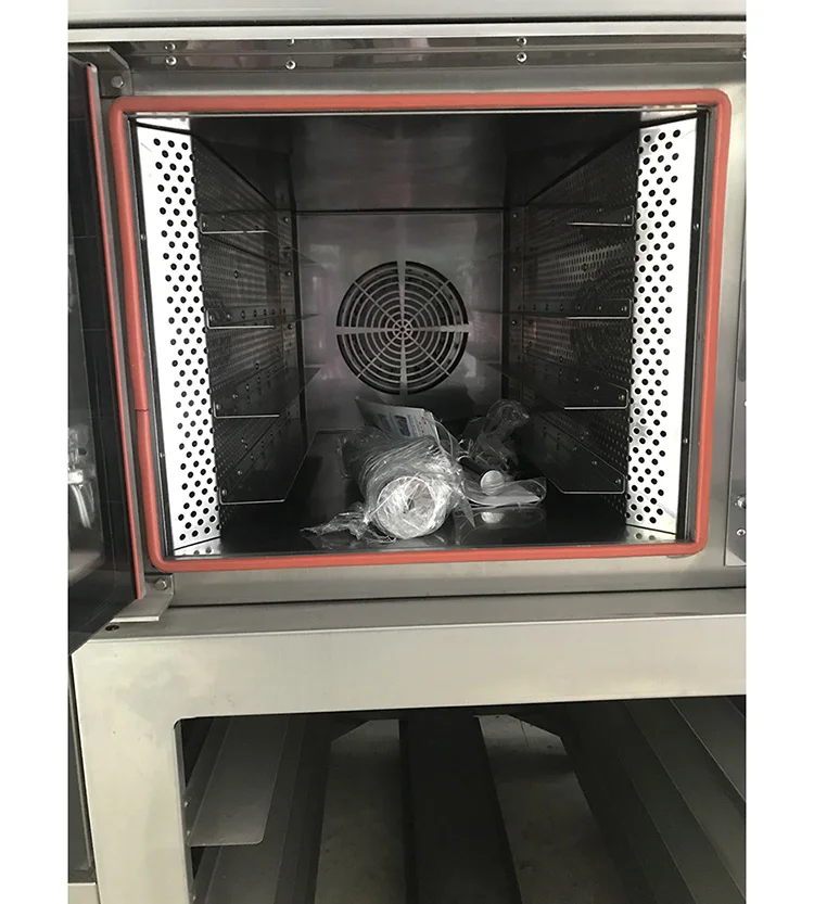 
5 trays countertop gas convection steam oven 220v industrial bakery equipment 